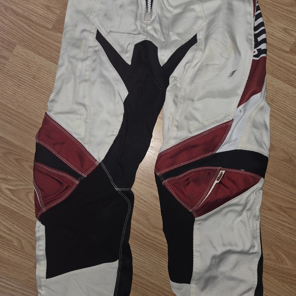 Thor White Black and Red Women's Racing Pants